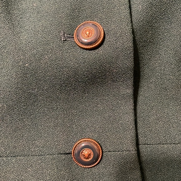 Beautiful vintage, Kasper A.S.L.Petite winter green jacket,  (mlb) - Picture 8 of 11